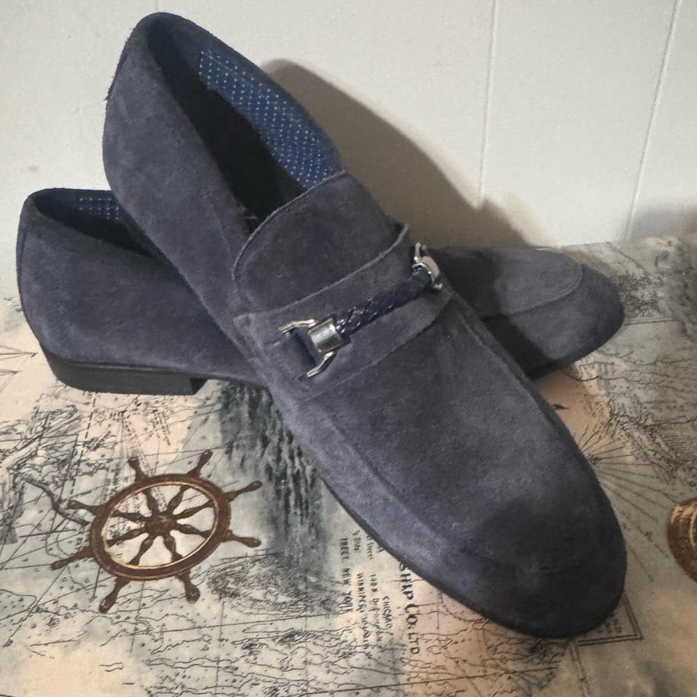 🆕 Section X Men’s Blue Suede Loafers